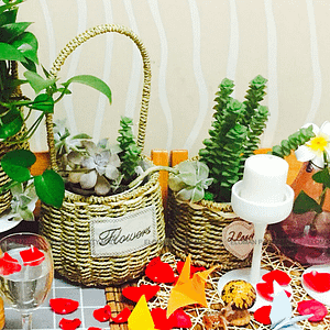 Handmade Wicker Mini Basket Home & Garden Decoration Eco friendly Home Décor » Eco Trading Marketplace