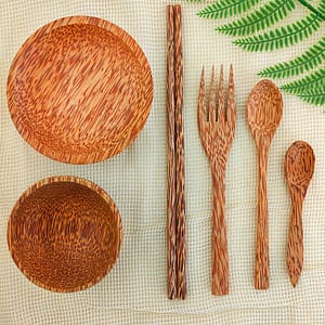 Eco Friendly Natural coconut Wooden Bowl Set Eco Friendly Kitchen Utensils » Eco Trading Marketplace