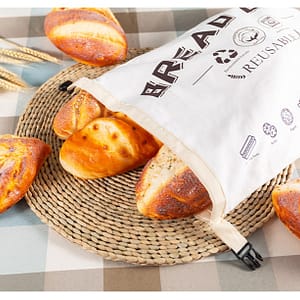 100% Organic Cotton, Reusable, Recyclable Bread Bag Biodegradable & Eco Disposable » Eco Trading Marketplace