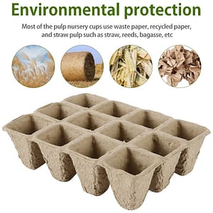 Biodegradable Growing Nursery Cup Kit Garden Accessories » Eco Trading Marketplace 5