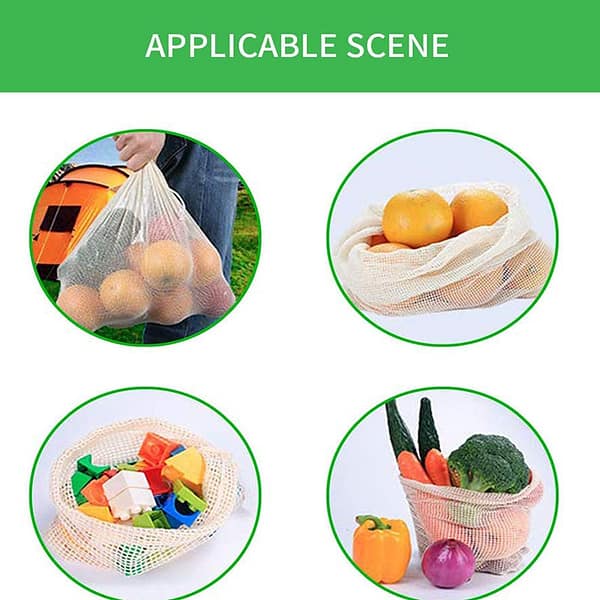 Zero-Waste Cotton Eco friendly Mesh Net Bag Biodegradable & Eco Disposable » Eco Trading Marketplace 8