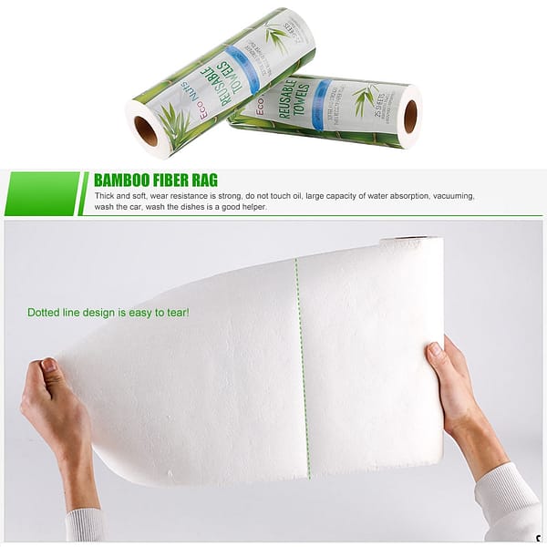 25PCS Reusable Bamboo Kitchen Cleaning Towels Eco Cleaning Accessories » Eco Trading Marketplace 9