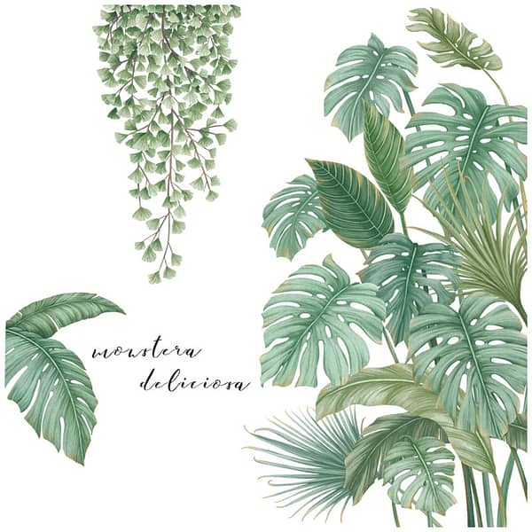 Eco Friendly Nordic Style Tropical Plants Stickers Eco friendly Home Décor » Eco Trading Marketplace 6