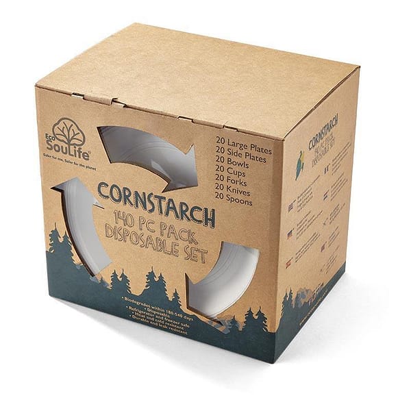 Cornstarch Cutlery Set Biodegradable & Eco Disposable » Eco Trading Marketplace 6