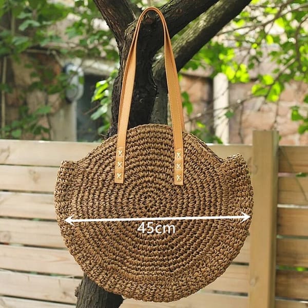 Bohemian Straw Crossbody Bag Womens Eco Friendly Accessories » Eco Trading Marketplace 9