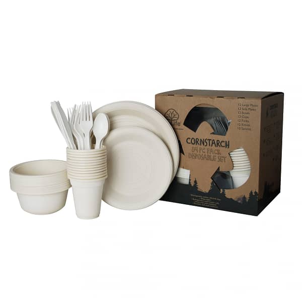 Cornstarch Cutlery Set Biodegradable & Eco Disposable » Eco Trading Marketplace 5