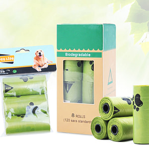 8 Rolls Biodegradable Disposable Dog Poop Garbage Bags Biodegradable & Eco Disposable » Eco Trading Marketplace 5