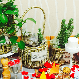 Handmade Wicker Mini Basket Home & Garden Decoration Eco friendly Home Décor » Eco Trading Marketplace 5